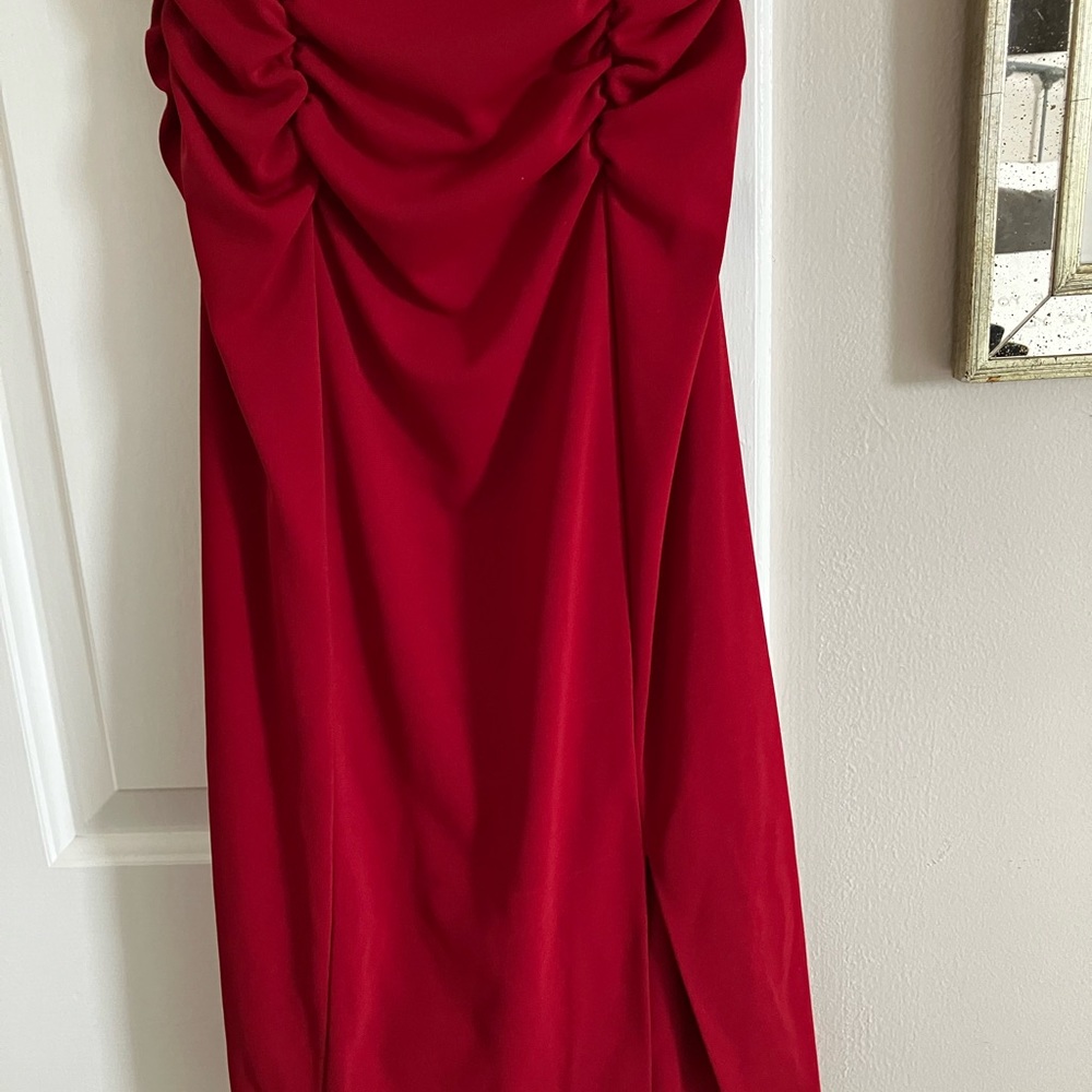 Nicole Miller Red Body Con Dress 👗 - Picture 7 of 8